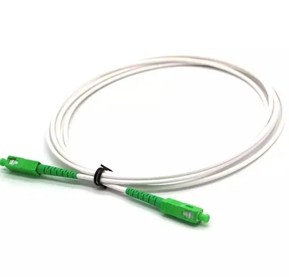 2 mm 3 mm FTTH Pigtails LSZH câble à fibre optique blanche G652D G657A SC/APC câble à fibre optique