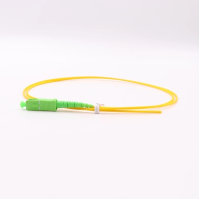 Cavalier à fibre Optique Pigtails SC/APC G652D Monomode LSZH 1M Simplex 2.0mm Pigtails à Fibre Optique