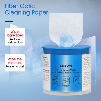 Papier de nettoyage Fongko AUA-Y3 pour fibre optique SC/FC/ST/LC FTTH