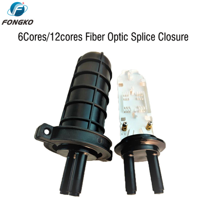 FONGKO 1 en 1 sortie IP68 6 12 Noyaux Dôme Fermeture de l'épissure en fibre optique