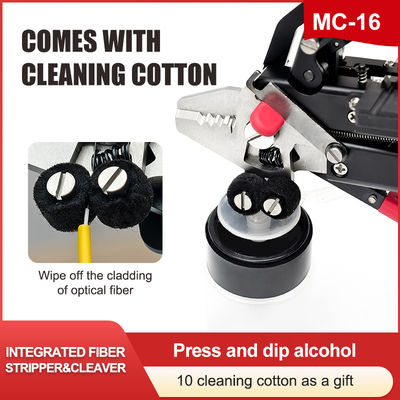 MC-16 Integrated Fiber Stripper Cleaver
