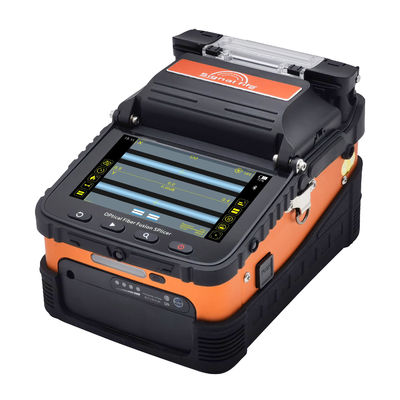 AI-6C 8 Temps d'épissage 18s Machine de soudage de fibre de chauffage de noyau Six moteurs Splicer à fusion avec alignement du noyau