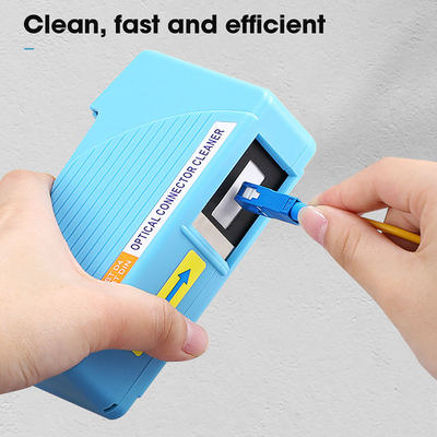 FONGKO Fiber Optic Cleaning Box 550 Times Cassette Cleaner FTTX Reliable Optical Fiber Connector Tool