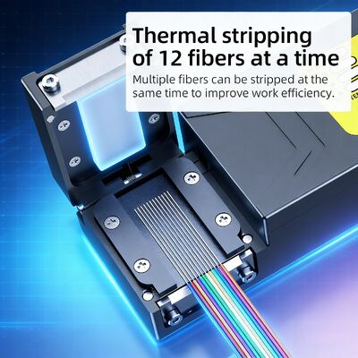 FONGKO coupeuse à fibres optiques décapant thermique Dépannage de fil chauffé Dépannage des pinces Outil de fusion de ruban de décapage thermique
