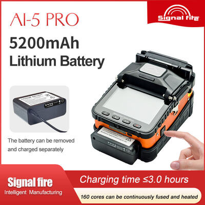 Nouvelle soudeuse par fusion de fibres optiques FTTH AI-5Pro à alignement de cœur électromécanique