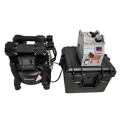 Fiber Blowing Machine Compact Micro Cable Blowing Machine for Micro Duct Telecom Installation Fiber Optic Cable Jetting Machine
