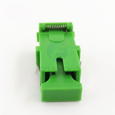 Adaptateurs optiques automatiques verts recto de fibre de Sc d'adaptateur de volet de Shell Singlemode SC/APC