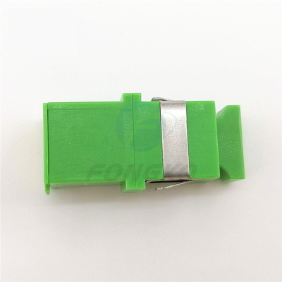 Adaptateurs optiques automatiques verts recto de fibre de Sc d'adaptateur de volet de Shell Singlemode SC/APC
