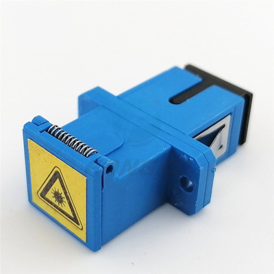 Adaptateur bon marché en gros des prix SC/UPC- SC/UPC avec l'adaptateur optique automatique recto de fibre de volet de Sc de bride