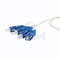 Sc au diviseur optique de PLC de RPA Ftth Mini Fiber Cable Splitter 1x4