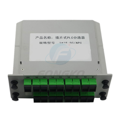 Splitter optique Mini type Plc Sc Apc Splitter 1X16 insertion optique en fibre pour le Ftth