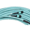 câble optique de tronc de la fibre multimode MPO du noyau OM3 de 1 mètre 24