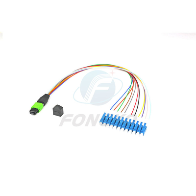 Type de connecteur MPO de fibre MTP MPO à LC
