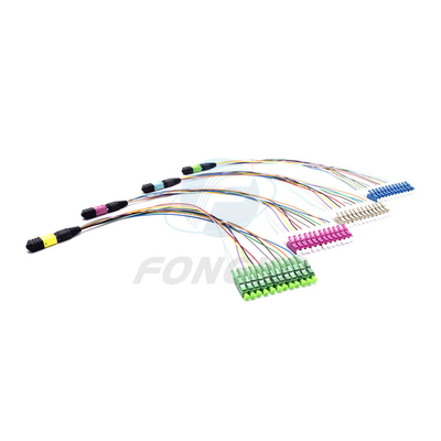 Type de connecteur MPO de fibre MTP MPO à LC