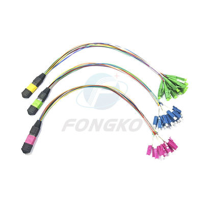 Type de connecteur MPO de fibre MTP MPO à LC