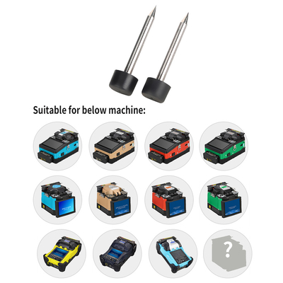 Accessoires de épissure de machine de FONGKO, électrode Rod de pince de fusion optique de fibre