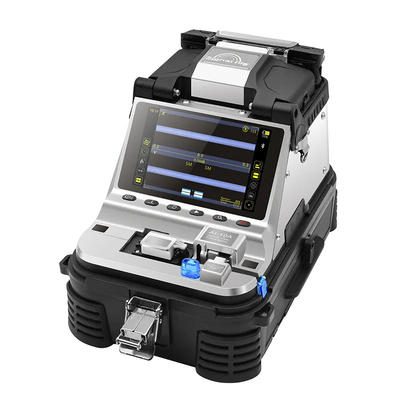 AI-10A Splicer à fusion en fibre optique 6 moteurs Machine de fusion FTTH