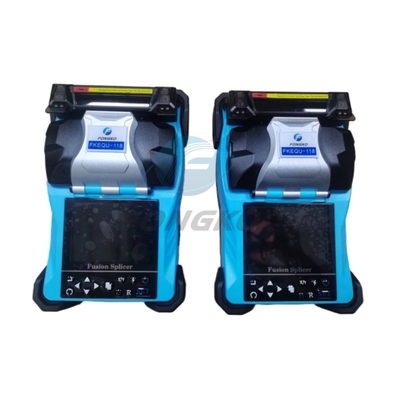 Splicer à fusion de fibre optique à batterie de 4800 mAh pour l'épissage sans soudure des câbles à fibre