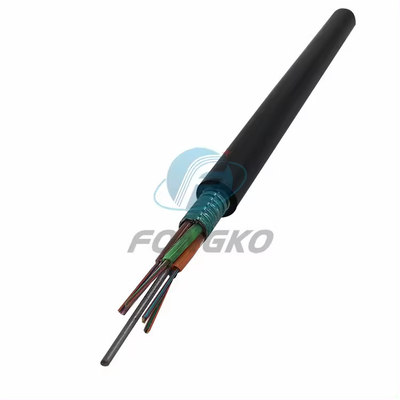 Réseau extérieur de câbles à fibre optique GYTS avec 24 à 72 cœurs et 8,0 à 10 mm de diamètre
