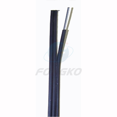 Câble résistant au feu optique extérieur de Gjxch Lszh de câble de fibre de Ftth de 2 noyaux