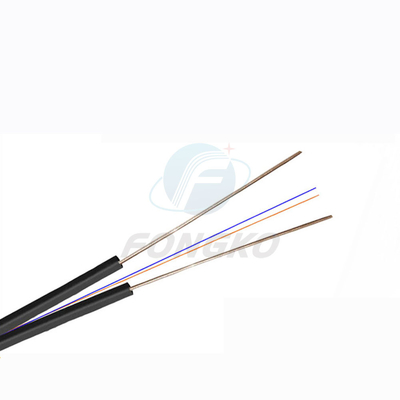 Tresse d'intérieur à un noyau de communication du câble optique GJXH de fibre de Lszh FTTH