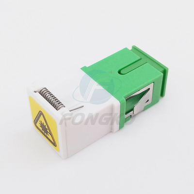 Coupleur automatique blanc de Sc RPA de mode unitaire de volet optique avec le vert de shrapnel en métal