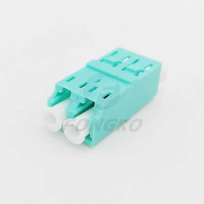 Duplex LC à l'adaptateur de fibre optique Unibody Shell en plastique de coupleur de LC OM3