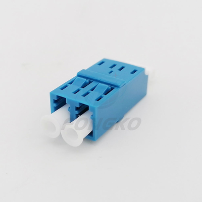 Duplex de volet en métal d'adaptateur d'Unibody Shell Plastic Buckle Optical Fiber LC/UPC Flangeless