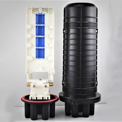 Type optique FTTH de dôme de fermeture d'épissure de fibre de 144 plateaux du noyau 4 extérieur